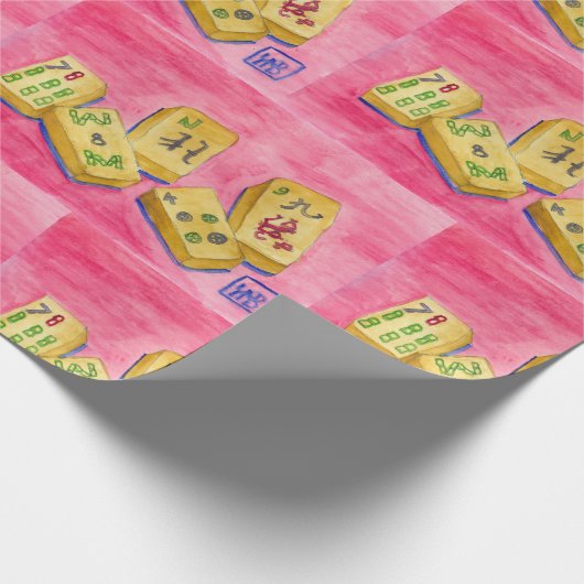 Mahjong Geschenkpapier (Ecke)