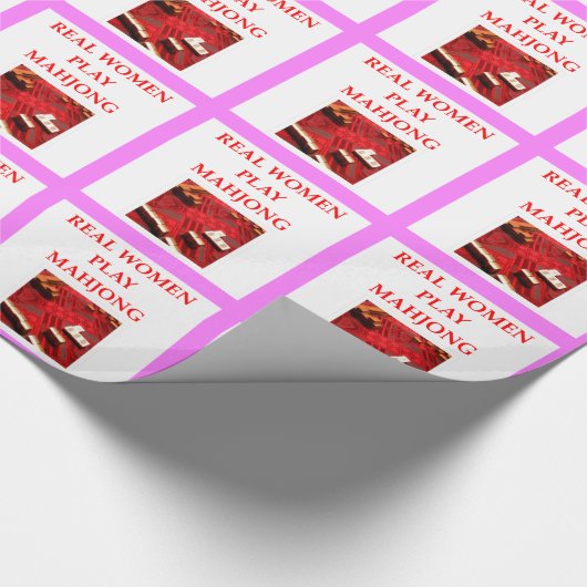 MAHJONG GESCHENKPAPIER (Ecke)