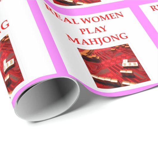 MAHJONG GESCHENKPAPIER (Rolleneckpunkt)
