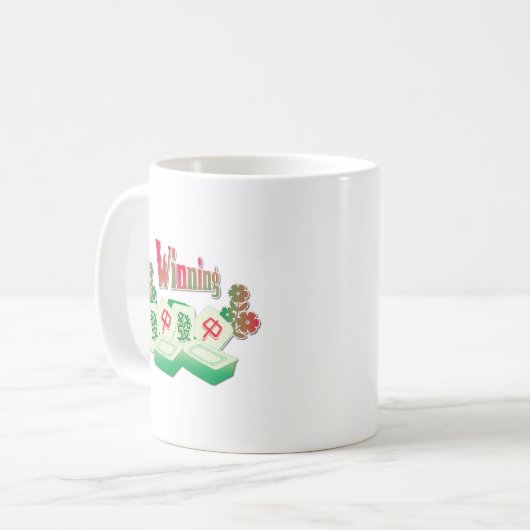 Mahjong gewinnend kaffeetasse (Vorderseite Links)