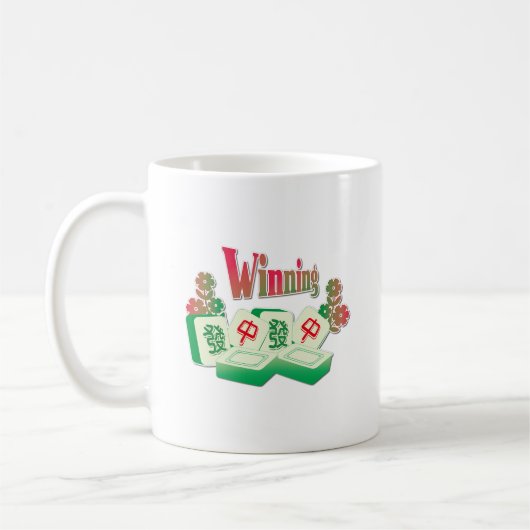 Mahjong gewinnend kaffeetasse (Links)