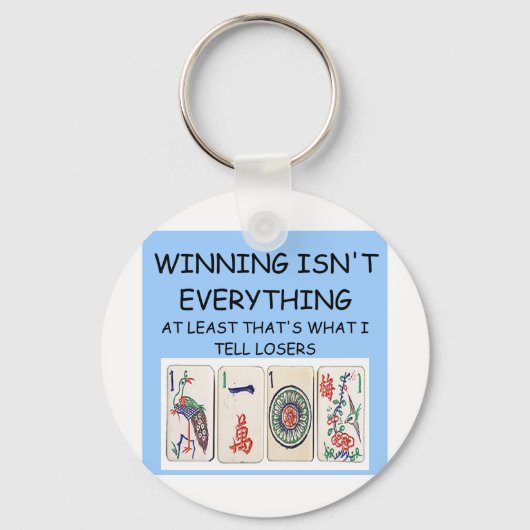 MAHJONG-Gewinner Schlüsselanhänger (Vorderseite)