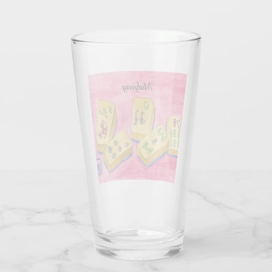 Mahjong Glas (Rückseite)