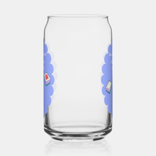 Mahjong-Glas für Freunde Dosenglas (Links)
