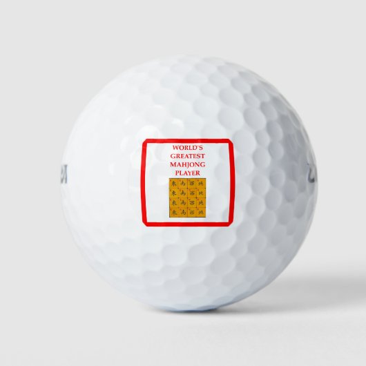 MAHJONG GOLFBALL (Vorderseite)