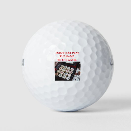 MAHJONG GOLFBALL (Vorderseite)