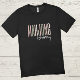 Mahjong granny | Funny mahjong T-Shirt