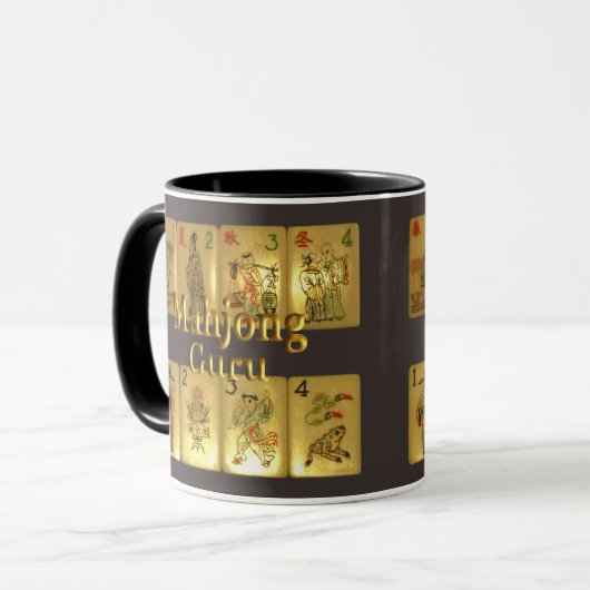 Mahjong Guru Tasse (Vorderseite Links)
