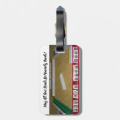 Mahjong Heavenly Hand Luggage Tag Gepäckanhänger (Rückseite vertikal)