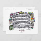 Mahjong in Hongkong Postkarte (Vorne/Hinten)