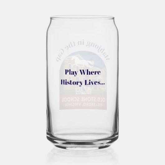 Mahjong in the Gap - Beverage Glass Dosenglas (Rückseite)