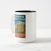 Mahjong in the Gap Coffee Mug Zweifarbige Tasse (Vorderseite Links)