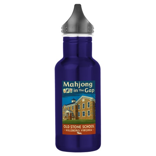 Mahjong in the Gap - Wasserflasche 18oz (Links)