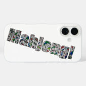 Mahjong iPhone 16 Hülle (Rückseite (Horizontal))
