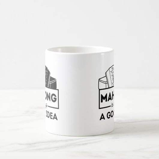 Mahjong ist immer eine gute Idee Kaffeetasse (Mittel)