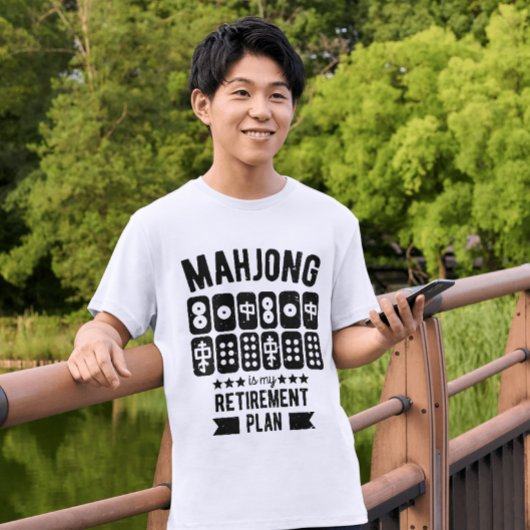 Mahjong ist mein Rentenplan | Funny mahjong T-Shirt