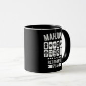 Mahjong ist mein Rentenplan Tasse (VorderseiteRechts)