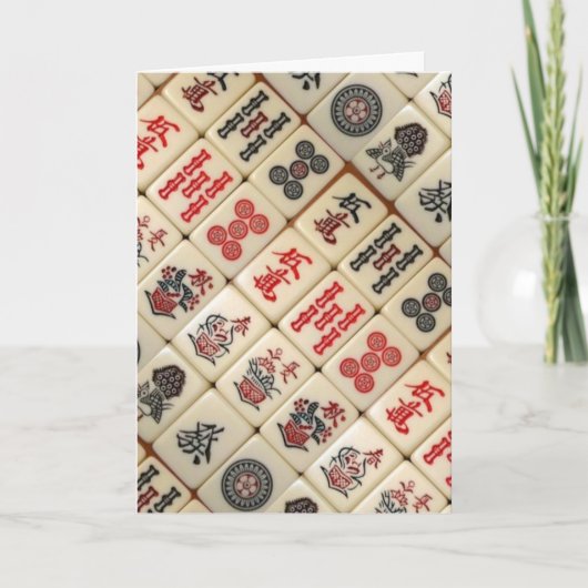 Mahjong jeder Anlass Karte (Vorderseite)