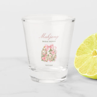 Mahjong-Junggesellinnenabschied Schnapsglas