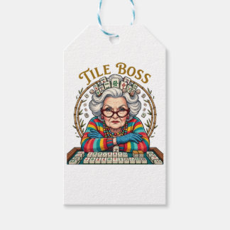 Mahjong-Kachel Boss Geschenkanhänger