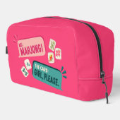 Mahjong-Kachel-Tasche – Mädchen, bitte. Waschbeutel (Rechte Ecke)