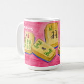 Mahjong Kaffeetasse (Vorderseite Links)