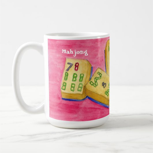 Mahjong Kaffeetasse (Links)
