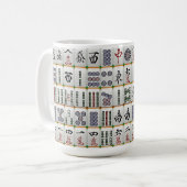 Mahjong Kaffeetasse (Vorderseite Links)