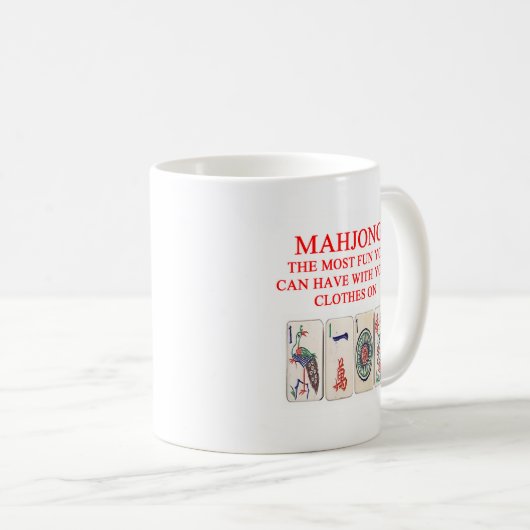 MAHJONG KAFFEETASSE (VorderseiteRechts)