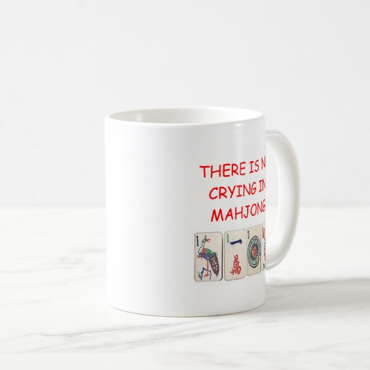 MAHJONG KAFFEETASSE (VorderseiteRechts)