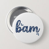 Mahjong-Kaffeetasse Chinoiserie Chic Bam Button (Vorne & Hinten)