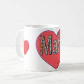 Mahjong-Kaffeetasse - Liebe Mahj! Kaffeetasse (Vorderseite Links)