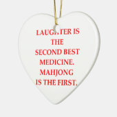 mahjong keramikornament (Links)