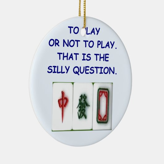 Mahjong Keramikornament (Rechts)