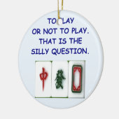 Mahjong Keramikornament (Links)