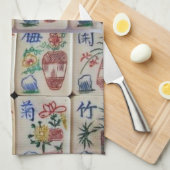 Mahjong Kitchen Handtuch (Viertel Falte)