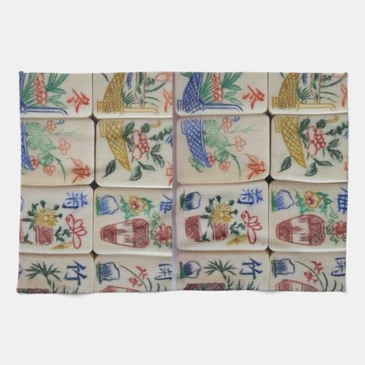 Mahjong Kitchen Handtuch (Horizontal)