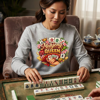 Mahjong Königin Sweatshirt