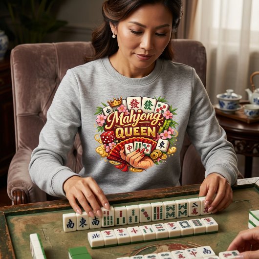 Mahjong Königin Sweatshirt