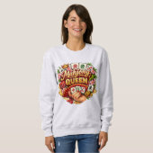 Mahjong Königin Sweatshirt (Vorne ganz)