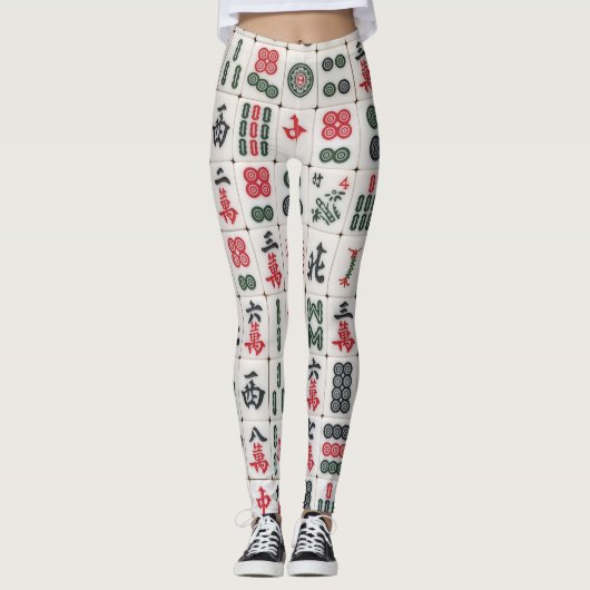 Mahjong-Leggings Leggings (Vorderseite)