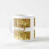 Mahjong Lehrerin Tasse (Vorderseite Links)