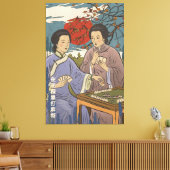 Mahjong Leinwanddruck (Insitu (Wohnzimmer))