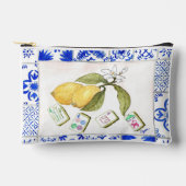 Mahjong Lemons Pouch Zubehörtasche (Vorderseite)