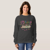 Mahjong-Liebhaber Damen Basic Sweatshirt (Vorne ganz)