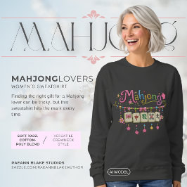 Mahjong-Liebhaber Damen Basic Sweatshirt