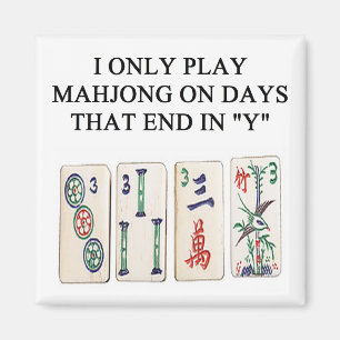 mahjong Liebhaber Magnet