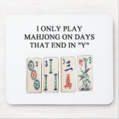mahjong Liebhaber Mousepad (Vorne)