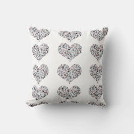 Mahjong Love Throw Pillow - Two Sided Kissen