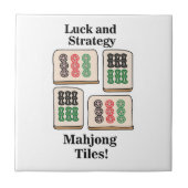 Mahjong Luck Strategy Player Fans Fliese (Vorderseite)